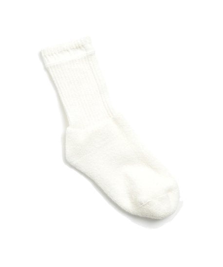 '- YUQRI - puff pile short crew white / women