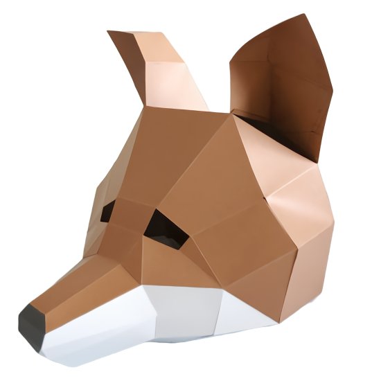 '- かぶれますく-　きつね　おとな用 大人用